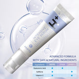 Korean Eye Serum for Under Eye Hydrating, Anti-aging Wringkles Firming Puffy Eye Bags Dark Circle, Hyaluronic Acid, Vitamin C, Caffeine, Vegan Under Eye Treatment 30g