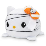 TeeTurtle - The Officially Licensed Original Sanrio Plushie - Mummy + Monster Hello Kitty - Cute Sensory Fidget Stuffed Animals That Show Your Mood - Perfect for Halloween! Small