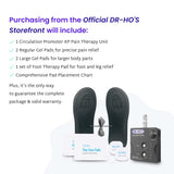 Dr Ho's Circulation Promoter XP Essential Package - ENS Machine, EMS and AMP with 2 Year Warranty - Increases Circulation and Alleviates Feet and Leg Pain