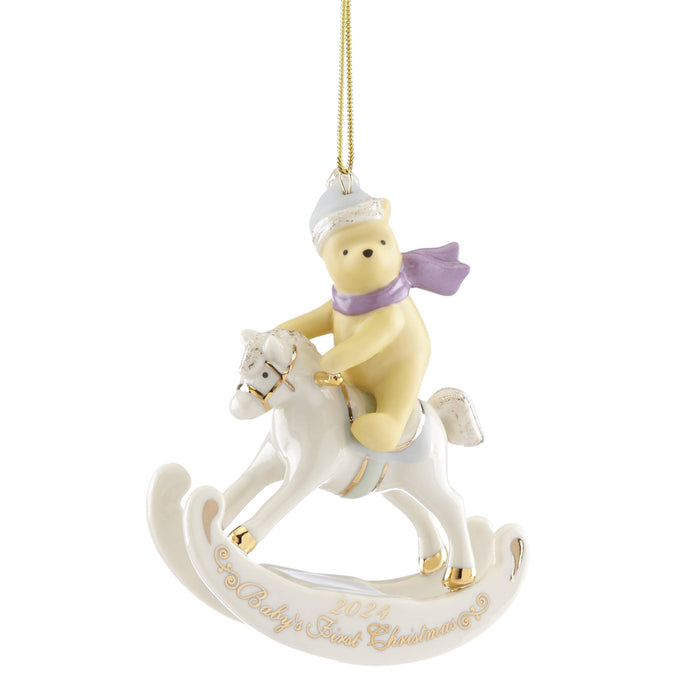 Lenox 895777 2024 Winnie The Pooh Baby's 1st Christmas Ornament