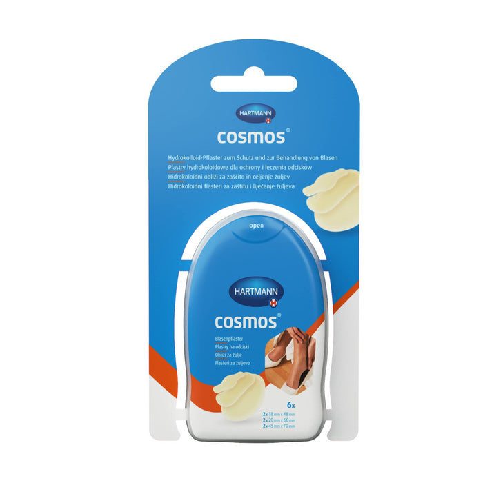 Cosmos blister plaster: The special plaster promotes the healing of blisters on feet, toes and fingers, mix of 3 sizes, 6 pieces