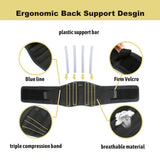 AMORWELL Back Brace for Lower Back Pain - Relief Sciatica - Lumbar Support Belt for Lifting for Men and Wome