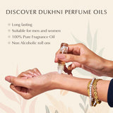 Dukhni Mixed Attar Oil Set Arab perfume oils for men and women | 6 assorted scents x 6ml | Arabian oud oil fragrances | Sampler Gift set, Halal & Vegan Islamic Scents