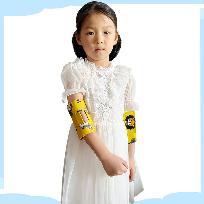 Prevent Scratching Face, Thumb Sucking Habit, Pulling IV Tubes Elbow Immobilizer Splint & Arm Restraint Wrap for Babies Kids-Prevent HAND-TO-FACE habits (Small - 2PCS)