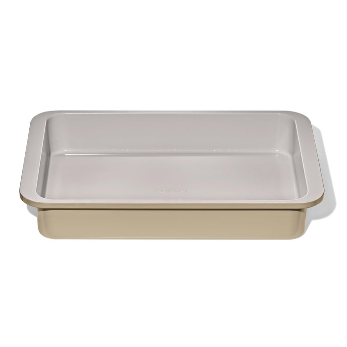 OXO Good Grips Non-Stick Pro Ceramic Coated Metal Bakeware 9” x 13” Cake Pan – Biscuit