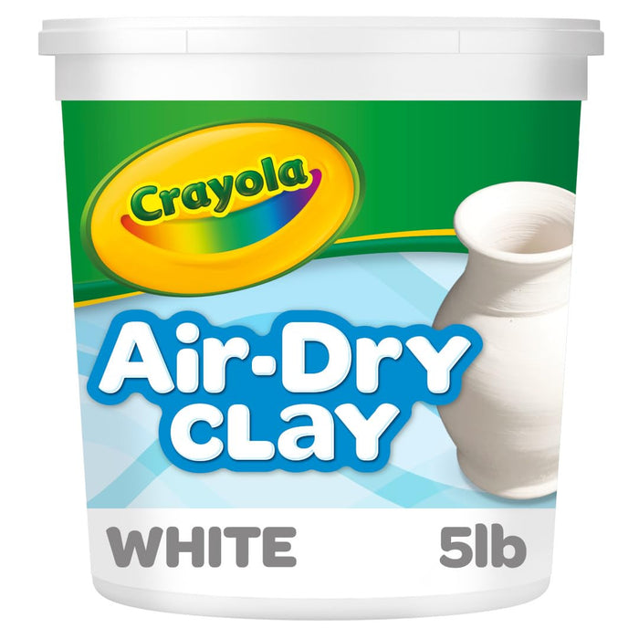 Crayola Air Dry Clay (5lbs), Natural White Modeling Clay for Kids, Sculpting Material, Bulk Craft Supplies for School Classrooms [Amazon Exclusive]