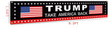 FLCHWY Donald Trump 2024 Flag Trump Take American Back Large Banner Trump American Banner Sign Yard Advertising Polyester Yard Signs Party Outdoor Flag Decor 8.2x1.6 FT