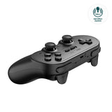 8Bitdo Pro 2 Wireless Bluetooth Controller with Travel Case, Hall Effect Joystick Update, Retro Gamepad for Switch, PC, Android, and Steam Deck & Apple (Black Edition)