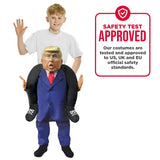 Morph Donald Trump Piggyback Costume, President Costume Kids, Donald Trump Costume For Kids, Donald Trump Kids Costume