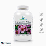 Nature's Lab Echinacea 760mg Dietary Supplement - Powerful All Natural Immune System Support - Non-GMO, Gluten Free - 100 Capsules (50 Day Supply)