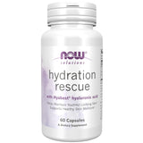 NOW Solutions, Hydration Rescue with Hyabest® hyaluronic acid, Helps Maintain Youthful Looking Skin*, Supports Healthy Skin Moisture*, 60 Veg Capsules