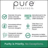 Pure Therapro Rx 100% Liposomal Vitamin C Powder, Patented PureWay Vegan Vitamin C Supplement, Supports Healthy Aging, Immune Function & Collagen Formation, Non-GMO, Made in the USA (60g,120 Servings)