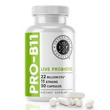 Intestinal Fortitude PRO-B11 Probiotics for Men and Women - 22 Billion CFU, Daily Probiotic Supplement for Gut Health - Digestive Health Immune Support - Gluten Free, Dairy Free (30 Capsules)