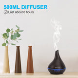 Diffuserlove Diffuser 500ML Essential Oil Diffuser with Adjustable Mist Mode Waterless Auto Shut-Off Diffusers for Essential Oils Cool Mist Diffuser for Office Home Bedroom Living Room