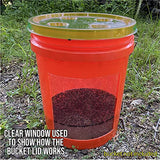 Billy-Bob Fly-Lid 5 Gallon Bucket Fly Lid (3 Pack) Turn Any 5 Gallon Bucket into a Fly Trap!