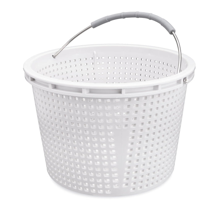 Neowah 8" Pool Skimmer Basket for Inground Pool, Compatible with Pentair U-3 Skimmer Basket 08650-0007 and Hayward SP1070 SPX1070E Pool Basket,with Built-in Brass Weight, Handle and Rubber Grip