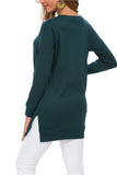 levaca Womens Pullover Sweatshirts Tunic Tops for Leggings Christmas Green XXL