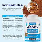 Glandex Dog Fiber Supplement Powder for Anal Glands with Pumpkin, Digestive Enzymes & Probiotics - Vet Recommended Healthy Bowels and Digestion - Boot The Scoot (Beef Liver, 4.0oz Powder)