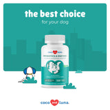 Probiotics for Dogs - 120 Chewable Tablets - Diarrhea & Gas Support for Dogs - 5.5 Billion CFUs with Digestive Enzymes and Prebiotics - Dog Allergies, Bad Dog Breath & Constipation Support