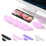 Keyboard Cloud Wrist Rest Pad,Cloud Mouse Arm Wrist Rest Cute,Memory Foam Palm Rest for Keyboard,Ergonomic Arm Rest for Pain Relief with Non-Slip,Suitable for Office Home Laptop Mac Gaming (Pink)