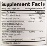 Phyto-Therapy Vegetarian Calcium with Magnesium Capsules, 180 Count