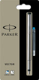 Parker Vector Stainless Steel Medium Nib Fountain Pen