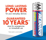 ACDelco 40-Count AA Batteries, Maximum Power Super Alkaline Battery, 10-Year Shelf Life, Reclosable Packaging, Blue