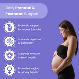 Prenatal Probiotics for Women | 30 Billion CFU, 17 Strains + Organic Prebiotics | Supports Digestion, Gut & Immune Health for Mom & Baby | Womens Probiotic for Pregnancy & Lactation | Vegan Capsules