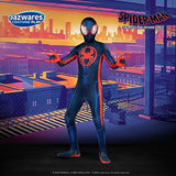 MARVEL Miles Morales Official Youth Deluxe Zentai Halloween Costume - Two-Way Stretch Spandex with Wrist Openings (S) Multi