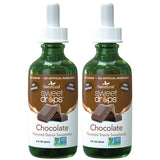 SweetLeaf Stevia Liquid Sweet Drops - Chocolate Flavored Drops, Stevia Liquid Sweetener, Zero-Calorie, Sugar-Free Syrup Alternative for Keto Coffee, Baking, Shakes, 2 Fl Oz (Pack of 2)