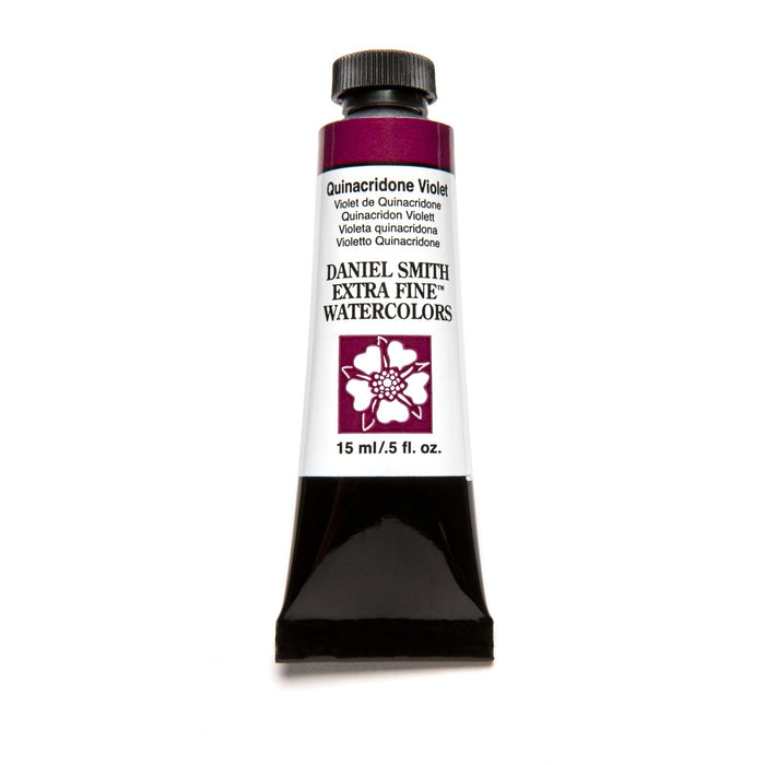 Daniel Smith 284600094 Extra Fine Watercolor 15ml Paint Tube, Quinacridone, Violet 0.5 Fl Oz (Pack of 1)