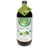 Gopals Noni One 100% Pure Organic Noni Juice - 32oz Glass Bottle (1 qt) Gluten-Free & Vegan Superfruit Liquid 30,000mg of Noni Juice Per Serving, Vitamin and Antioxidant Rich