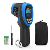 BTMETER BT-1500C Pyrometer Non Contact Laser Infrared Thermometer Measures -58℉ to 2732℉ (-50℃ ~ 1500℃) High Temp, IR Temperature Gauge with Color LCD (NOT for Human Temp)