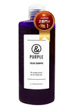 &Purple Color Shampoo, Purple Shampoo, Malashan, Salon Exclusive, 8.5 fl oz (250 ml), Contains 9 Types of Organic Herbal Extracts with High Moisturizing Effect, Non-Silicone