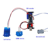 SJ@JX Arcade Game Controller USB Encoder Zero Delay 2 Player to Joystick Button for PC MAME Raspberry Pi Retro