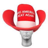 Pee-Litical Targets Giant MAGA Hat Trump 2024 Save America Hat Donald Trump Make America Great Again Adult Foam Unisex one Size fits Cowboy hat Red