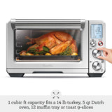 Breville the Smart Oven® Air Fryer Pro, Convection Countertop Oven, Air Fryer Toaster Oven Combo, BOV900BSS, Brushed Stainless Steel