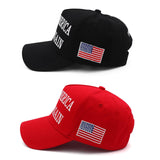 Trump 2024 Hat 45-47 MAGA Hat Make America Great Again Donald Trump Slogan with USA Flag Embroidery Adjustable Baseball Cap