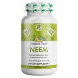 Organic Veda Neem Capsules, 1000mg - Organic Herbal Supplement Made with Ayurvedic India Neem Leaf Powder - Supports Radiant Skin, Immune, Detox, Healthy Inflammatory Response - 120 Veggie Capsules