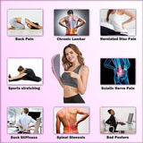 Refresh - Neck & Back Stretcher, Back and Neck Stretcher Posture Corrector, Lumbar Stretcher for Neck Pain Relief, Lower Back, Upper Back and Shoulder (Gray)