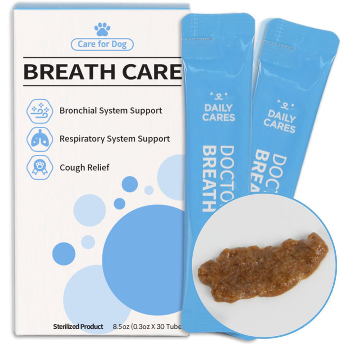 Doctor By Breath Bronchial Supplements for Dogs - Dog Cough Relief - for Dry, Wet & Barkly Pet Cough (1 Pack)