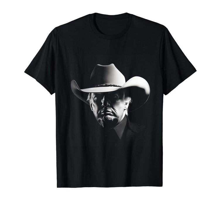 President Trump Head Cowboy USA 2024 Vote Election US MAGA T-Shirt