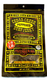 Cedar Creek | Air-Dried Thinly Sliced | 4oz pack | No Artificial Preservatives | Grass Grain Fed Beef | Clean Healthy Snack (Peppered)