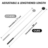 TUKUOS Telescoping Back Scratcher with 3Pcs Detachable Scratching Heads, Stocking Stuffers for Men Back Scratcher for Men/Women,Dual Sides/Paw/Rake Scratcher Christmas Gifts for Men Women