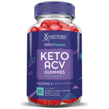 Slim Fusion Keto ACV Gummies Advanced 1000MG Slimfusion Keto Gummies Formula Apple Cider Vinegar Formulated with Pomegranate Beet Juice Powder B12 Vegan Non GMO 60 Gummys