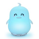 Mindfulness 'Breathing Penguin' | 4-7-8 Guided Visual Meditation Breathing Light | 3 in 1 Device with Night Light & Noise Machine for ADHD Anxiety Stress Relief Sleep - Gift for Kids Adult Women Men
