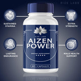 (2 Pack) Aizen Power for Men, Aizen Power All Natural Dietary Supplement to Improve Performance, Aizen Power Capsules to Promote Stamina and Energy, AizenPower Reviews (120 Capsules)