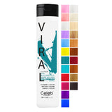 Celeb Luxury Viral Colorwash, Professional Semi-Permanent Hair Color Depositing Shampoo, Teal