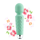 LUMIO Body Back Relaxation Massager - Mini - Travel - 9 Speeds 19 Modes - for Back - Foot - Arm Muscle Relaxation（Green 2）