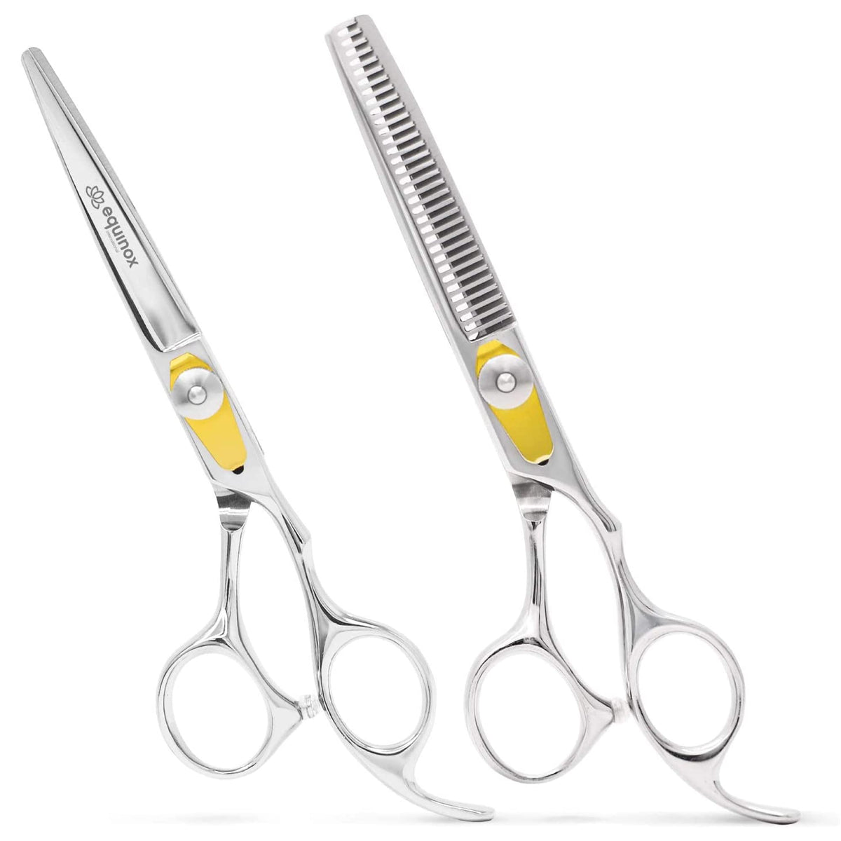 Equinox Professional Razor Edge Series Hair Cutting Scissors Set - Bar